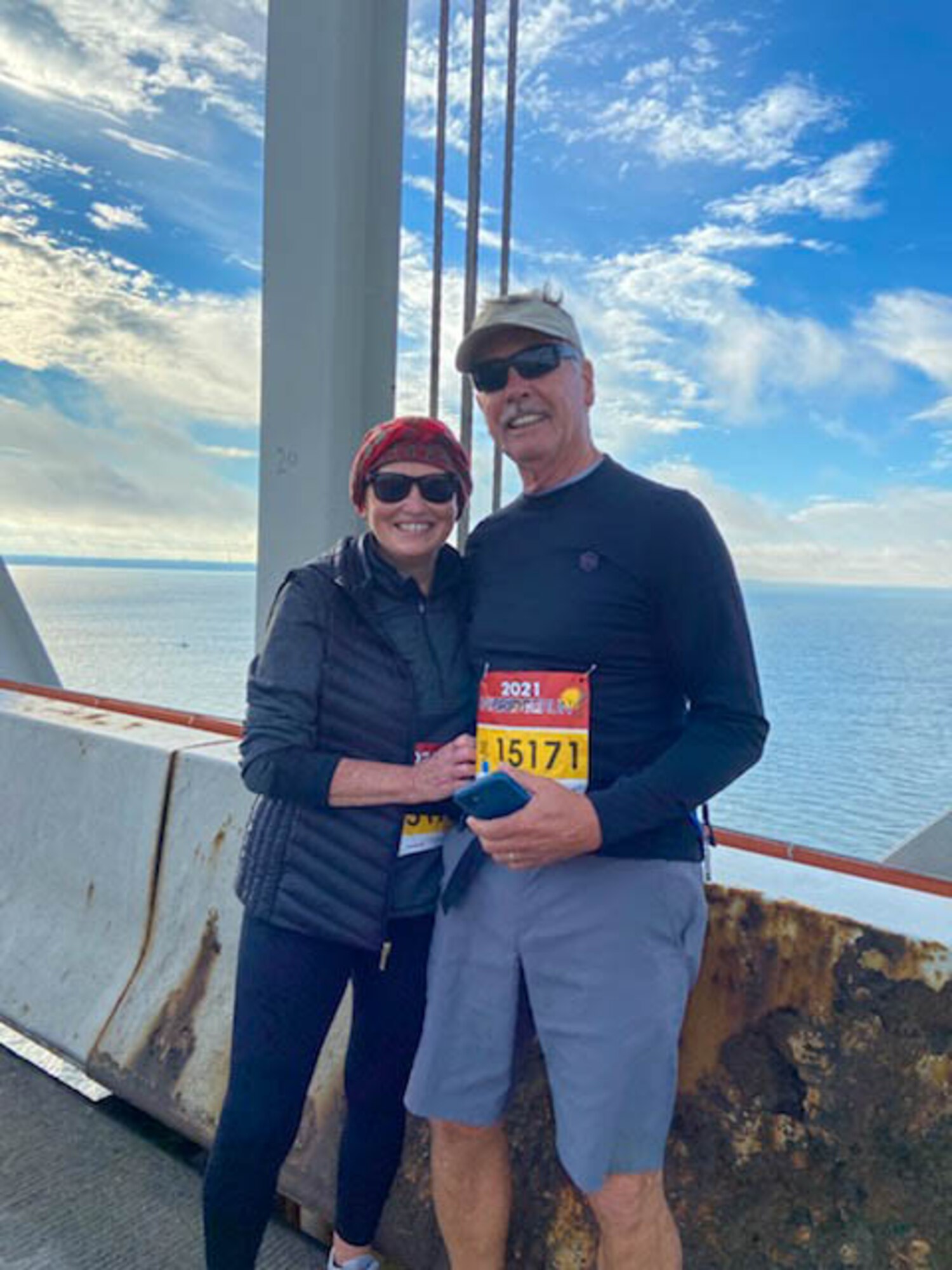U.S. Air Force 1st Lt. Braxton Williams, Space Launch delta 45 public affairs officer, mother-in-law and father-in-law pose for photo. (Courtesy Photo)