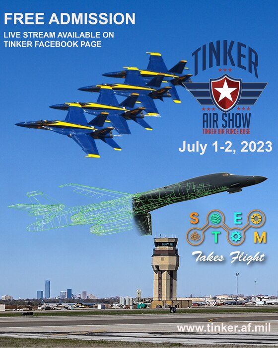 Tinker Air Present That includes the U.S. Navy Blue Angels July 1-2 ...