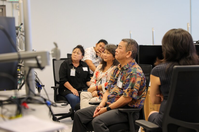 FORT SHAFTER, Hawaii - Hawaii educators explored new opportunities for their students to work with the military in the tech industry during a tour of the Pacific Enterprise Defense (PED) center, April 6, 2023.