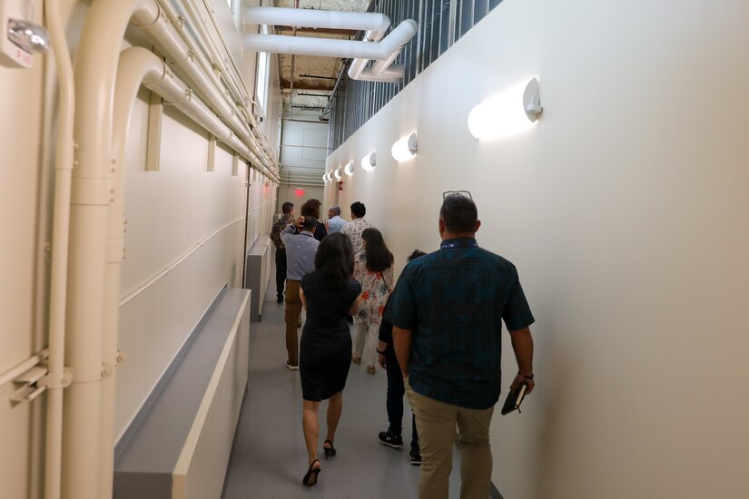 FORT SHAFTER, Hawaii - Hawaii educators explored new opportunities for their students to work with the military in the tech industry during a tour of the Pacific Enterprise Defense (PED) center, April 6, 2023.