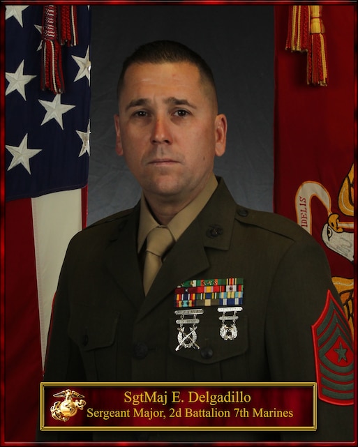 SgtMaj E. Delgadillo > 1st Marine Division > Biography