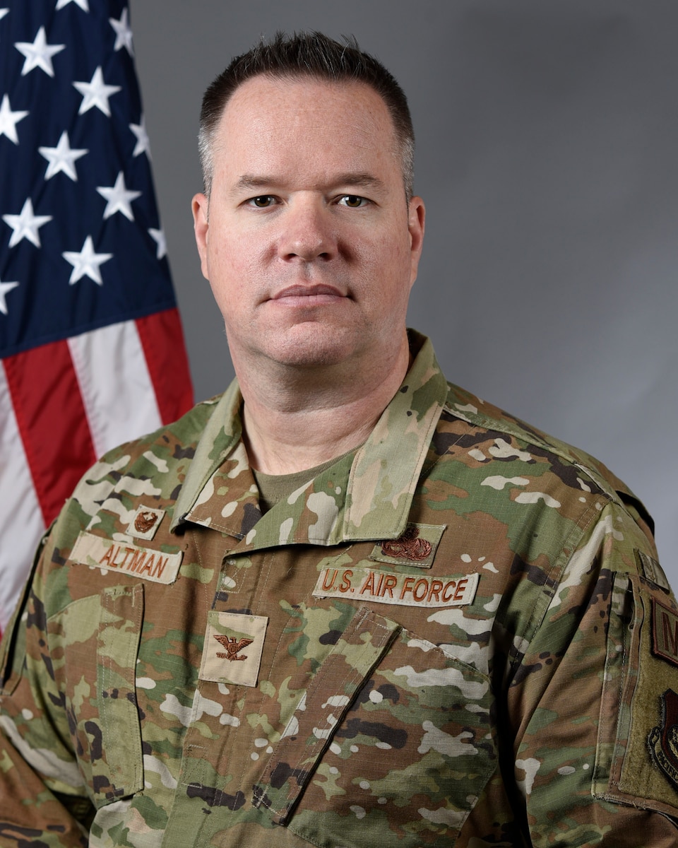 Official Photo for Col. Bradley Dl Altman, commander, 8th Maintenance Group, Kunsan Air Base, Republic of Korea. (U.S. Air Force photo by Senior Airman Akeem K. Campbell).