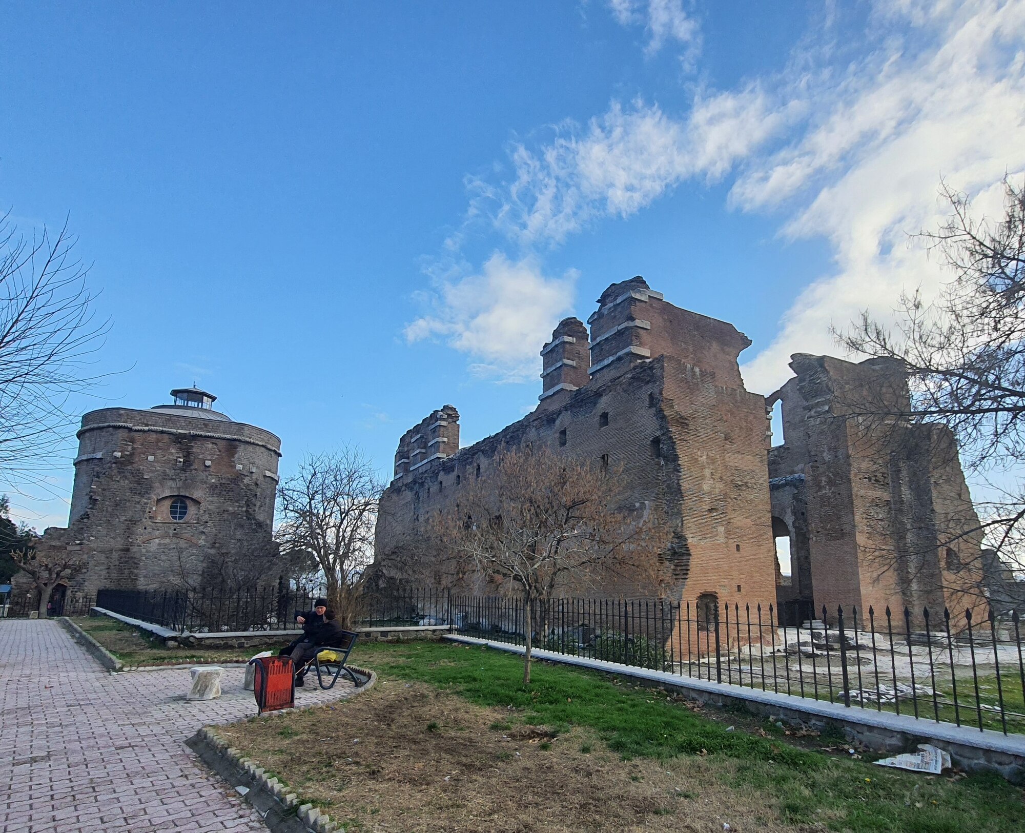 A view of the Red Basilica in Pergamon, the city of many firsts, Jan. 21, 2023.