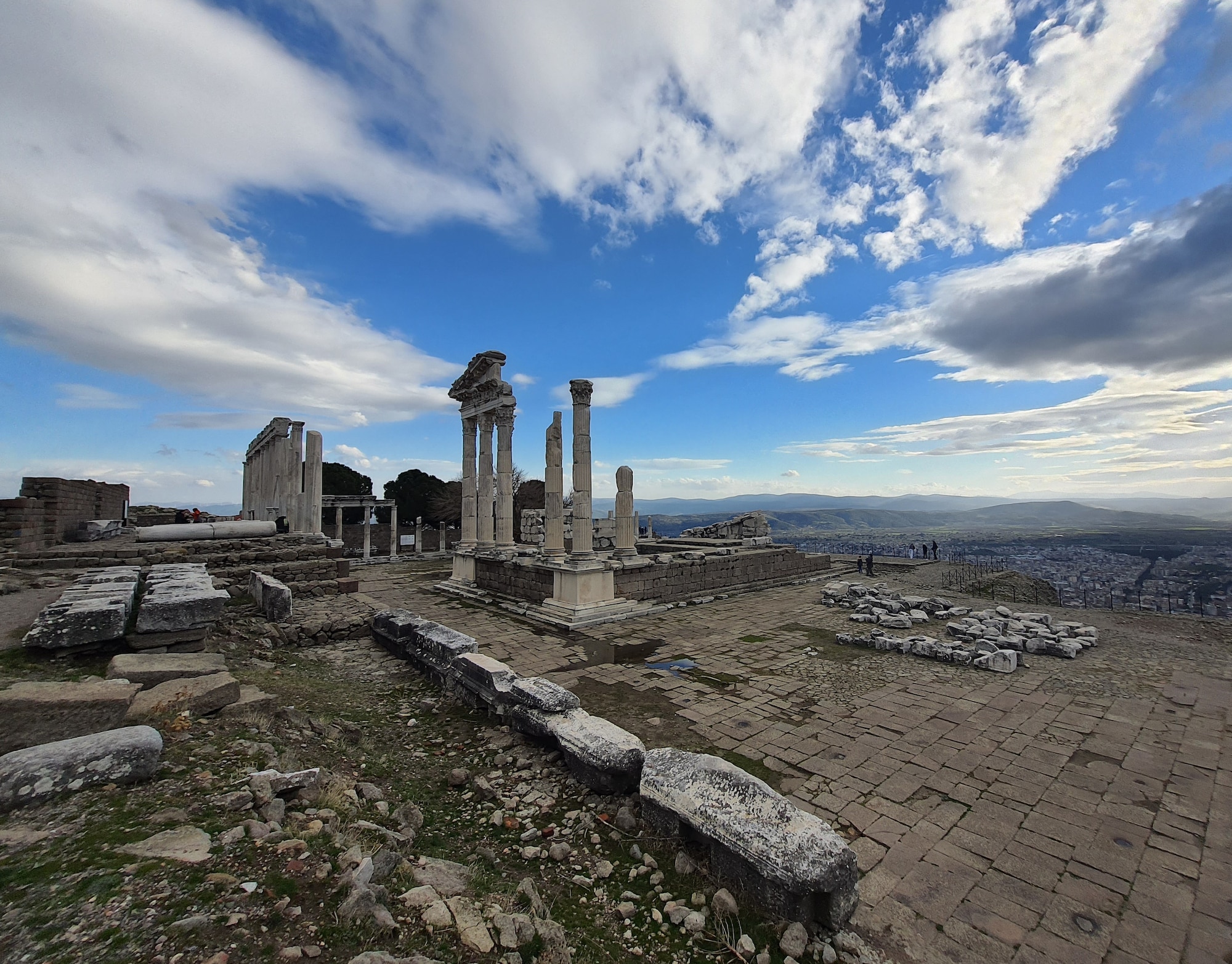 A view of the acropolis of Pergamon, the city of many firsts, Jan. 21, 2023.
