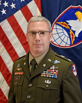 COL Todd Book, chief of staff, U.S. Army Space and Missile Defense Command, 8x10 AGSU