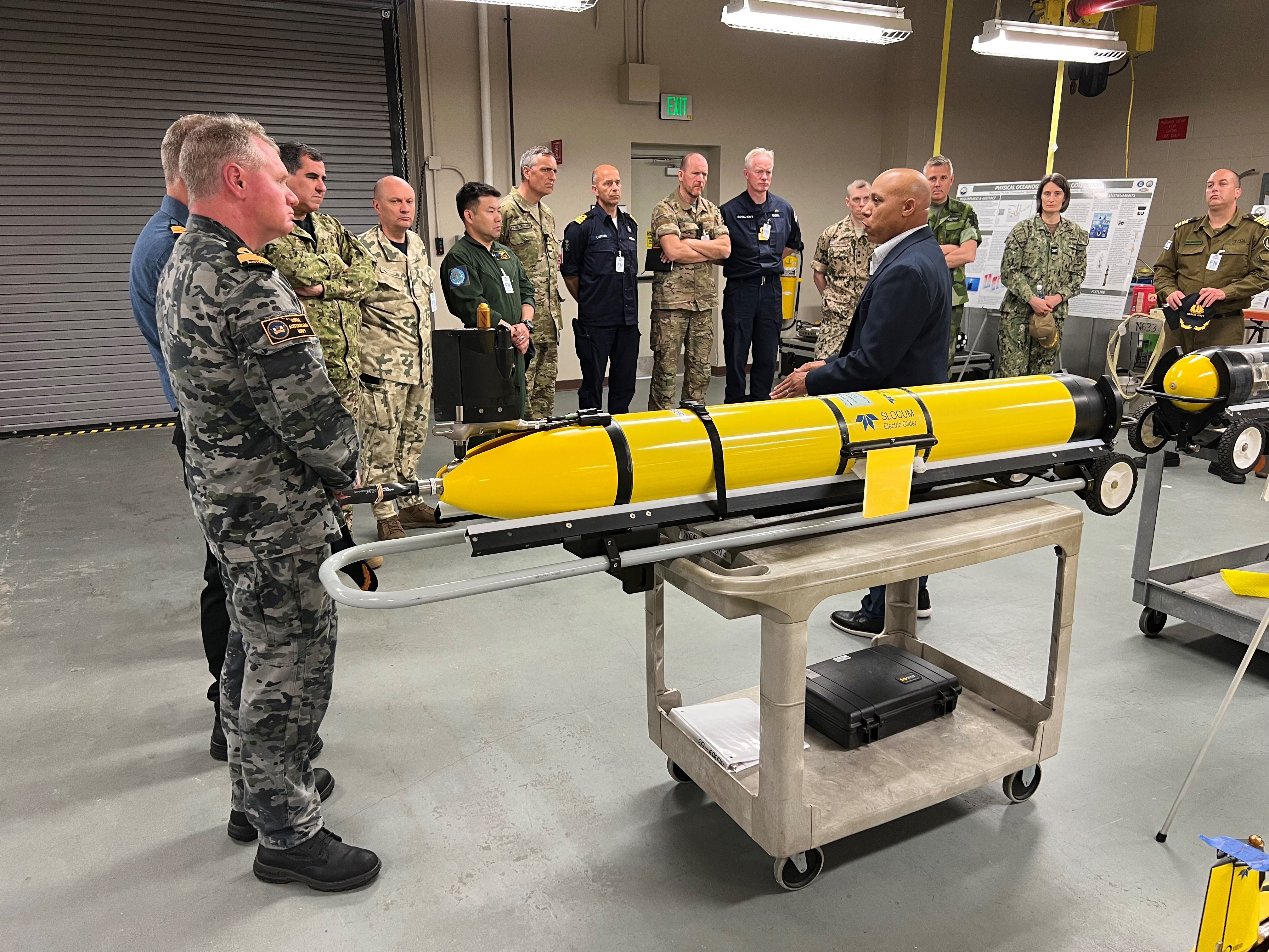 Naval Oceanography hosted representatives from 13 foreign countries who visited facilities to see firsthand the capabilities and missions we perform around the world, April 20, 2023.