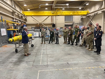 Naval Oceanography hosted representatives from 13 foreign countries who visited facilities to see firsthand the capabilities and missions we perform around the world, April 20, 2023.