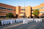 Sailors serving aboard Naval Health Clinic Cherry Point conducted a Summer Dress White inspection Thursday, April 20, 2023 aboard Marine Corps Air Station Cherry Point, North Carolina. 
 
The inspection provided an opportunity for Sailors to participate in a Navy tradition, demonstrate attention to detail and celebrate the coming summer season.