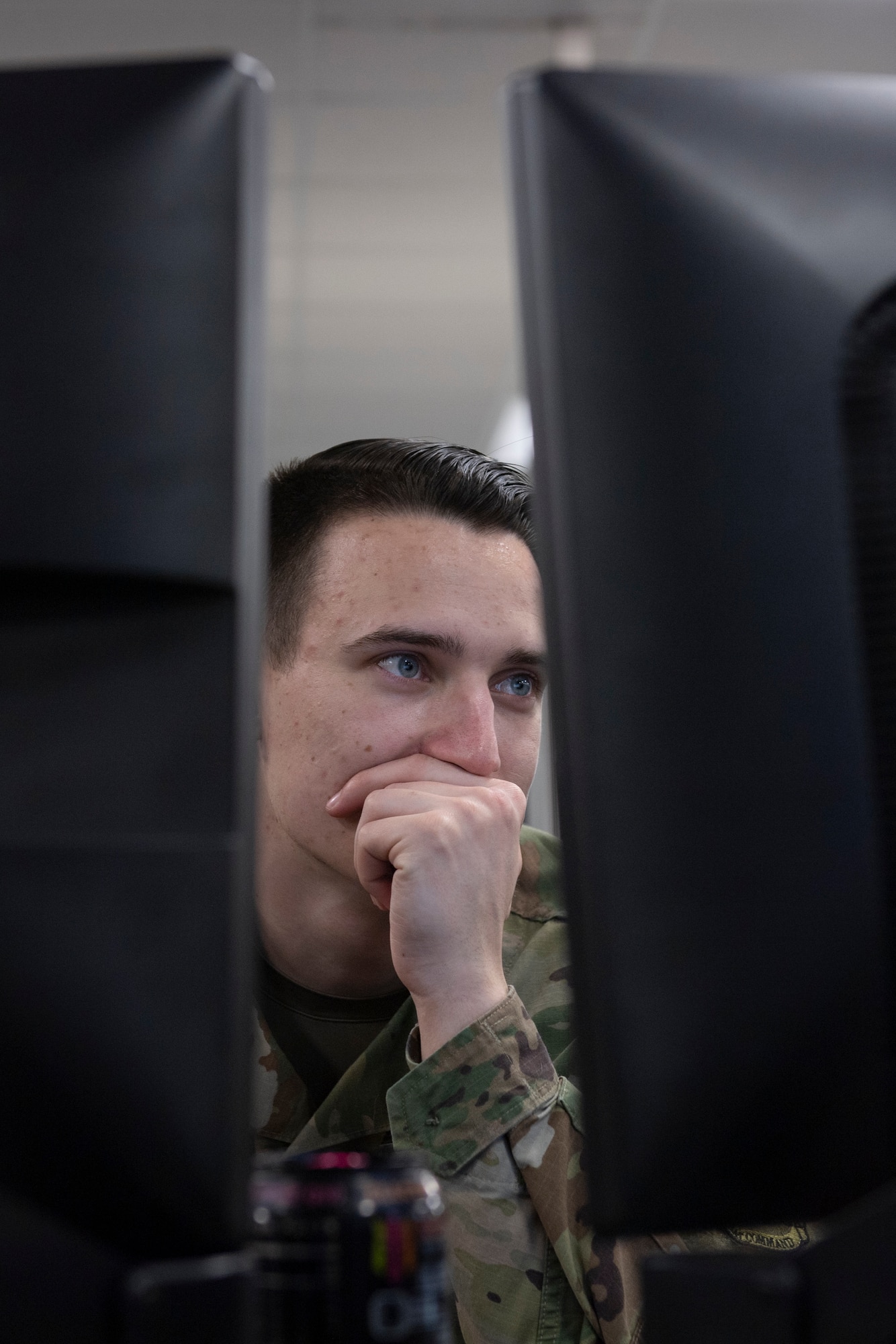 Senior Airman Bryce Whitney, Air Combat Command Communications Support Squadron Cyber Defense Fusion Cell technician