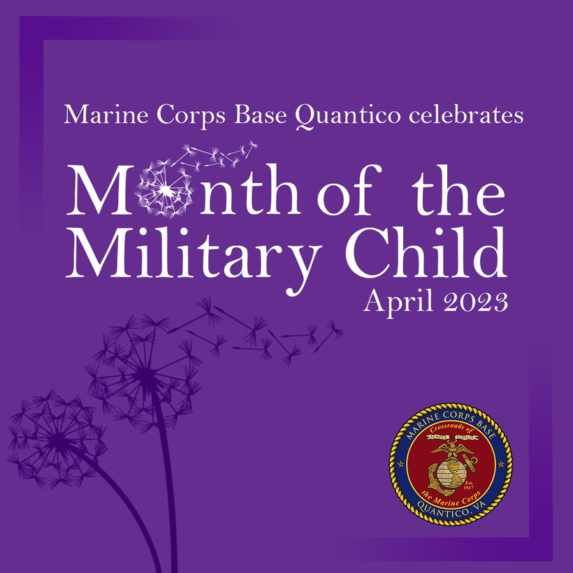 Quantico Month of the Military Child Graphic