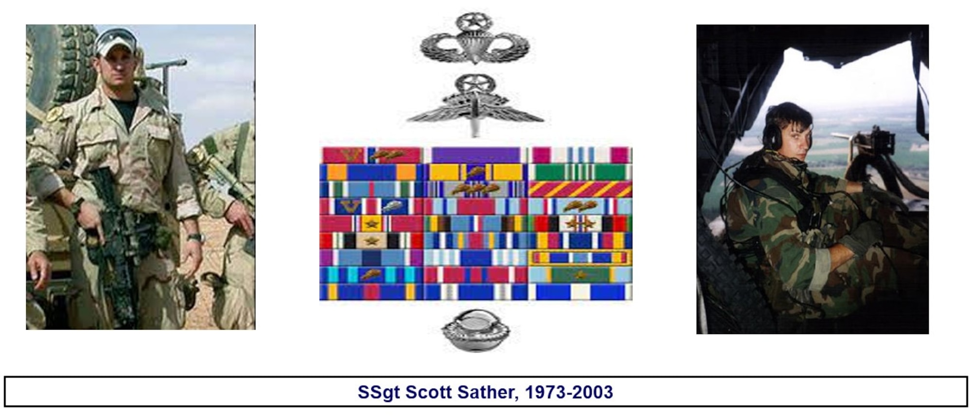 Graphic created for Fallen Warrior, Staff Sgt. Scott Sather.