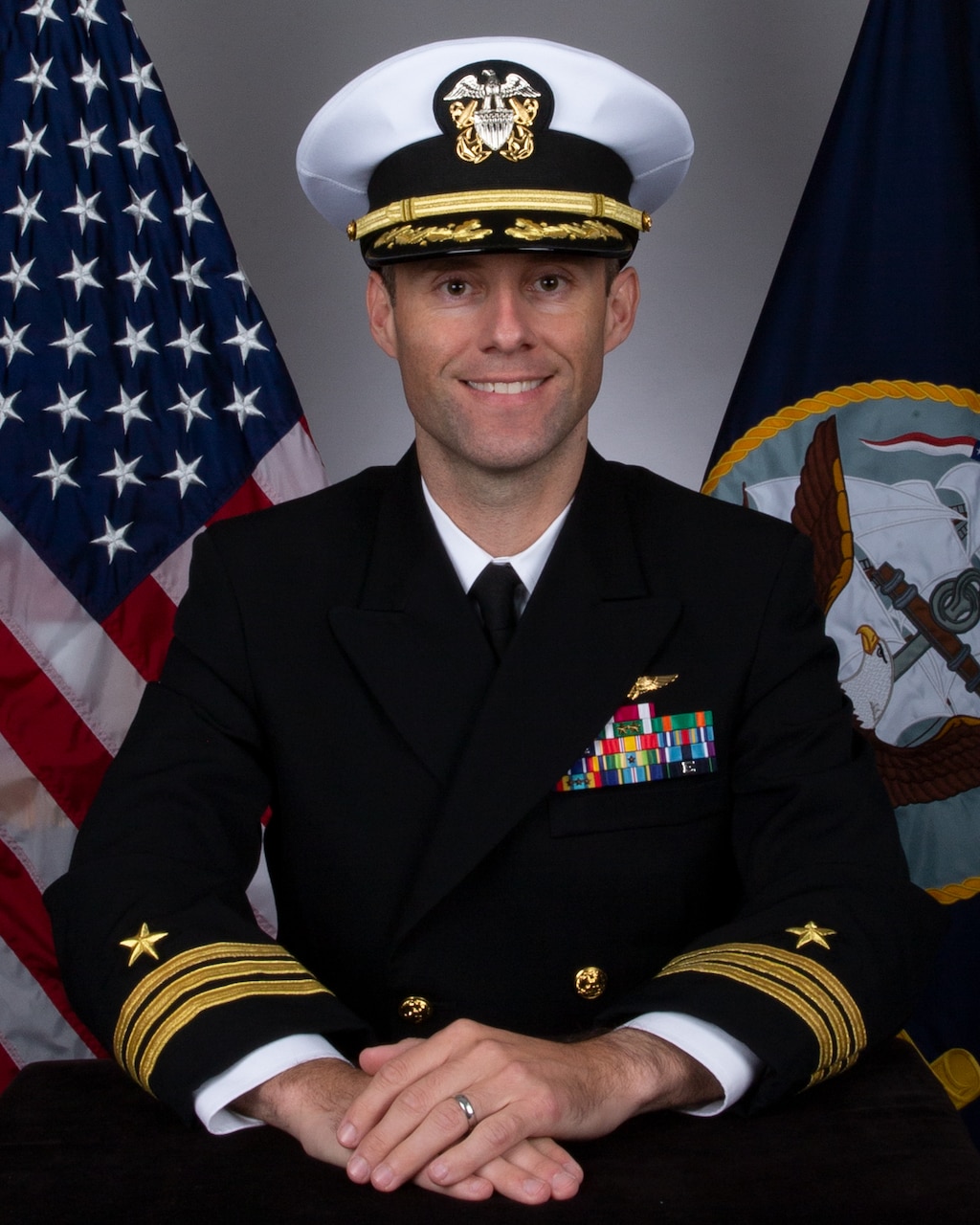 Official photo of CDR Prindle