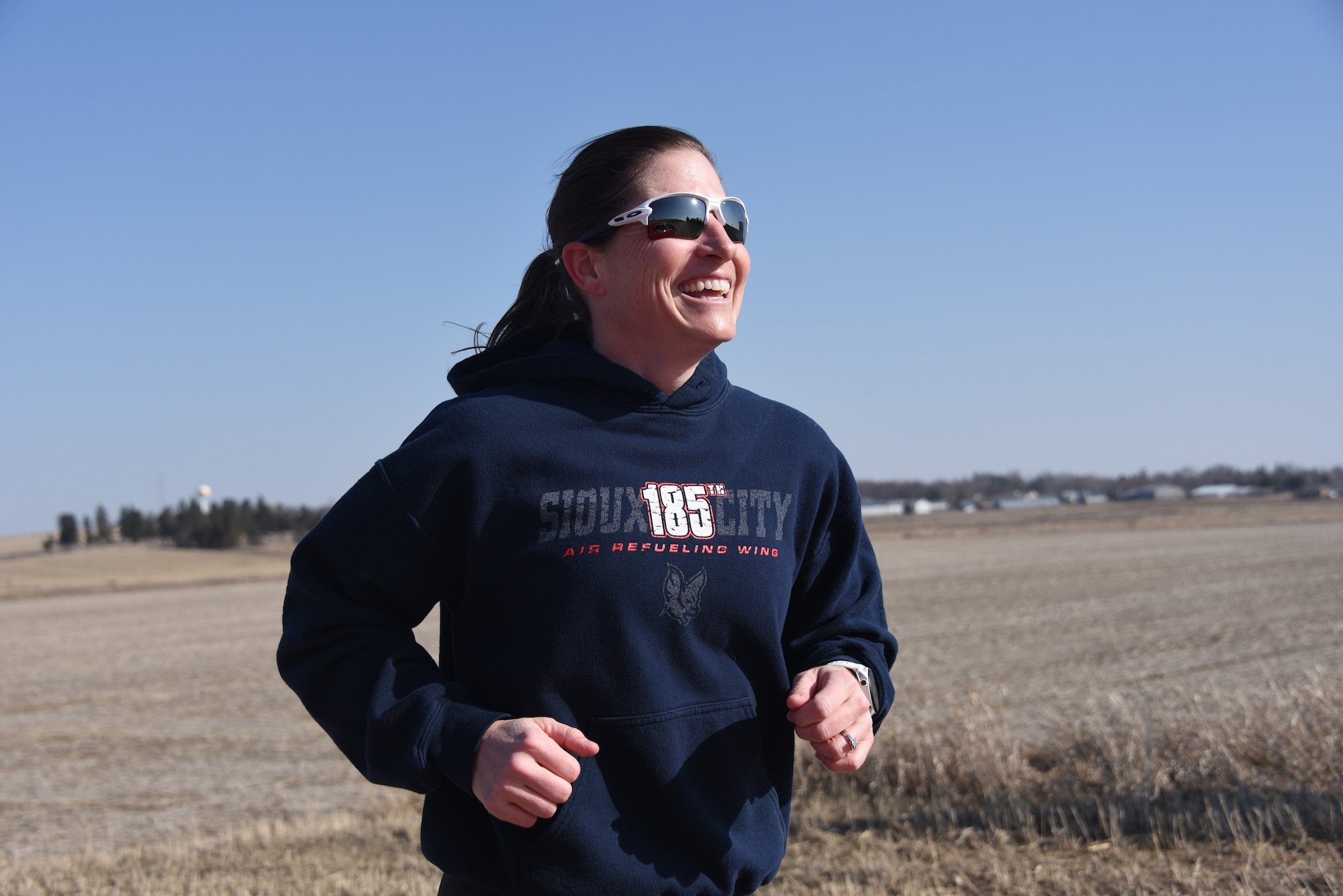 Lt. Col. Jennifer Carlson Runs