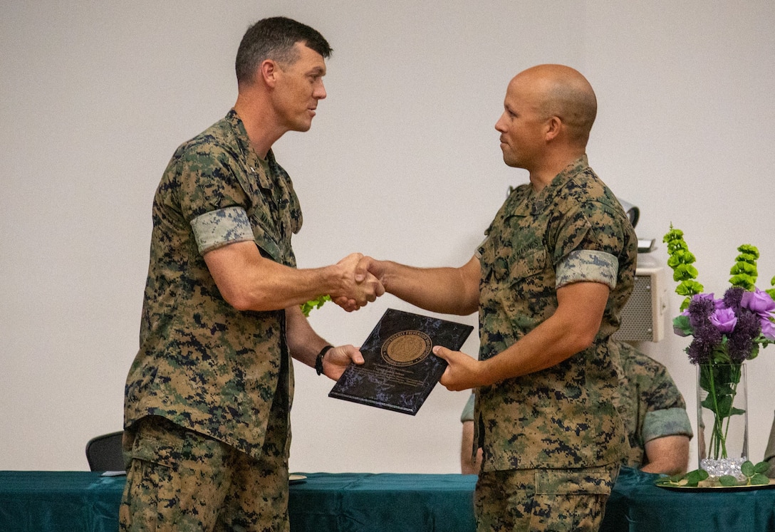 Sexual Assault Prevention Response partners were guest speakers in attendance at a recent SAPR awards ceremony at Marine Corps Logistics Base Albany. Awards were also presented to SAPR victim advocates from MCLB Albany and Marine Corps Logistics Command. (U.S. Marine Corps photo by Jonathan Wright)