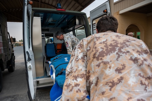 American, Italian, and Canadian forces participated in AASAB’s first coalition active shooter exercise on April 13, 2023.