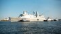 PORT EVERGLADES, Fla. (April 23, 2023) The San Antonio-class amphibious transport dock ship USS New York (LPD 21) arrives in port for Fleet Week Port Everglades in Fort Lauderdale, Fla. This year marks the 32nd Port Everglades Fleet Week. Fleet Week has been hosted by Broward Navy Days and the event provides a tremendous opportunity to showcase naval technology and the Sailors, Marines and Coast Guardsmen who serve the nation. (U.S. Navy photo by Mass Communication Specialist 2nd Class Zachary D. Behrend) USS NEW YORK (LPD 21) #FWPEV23