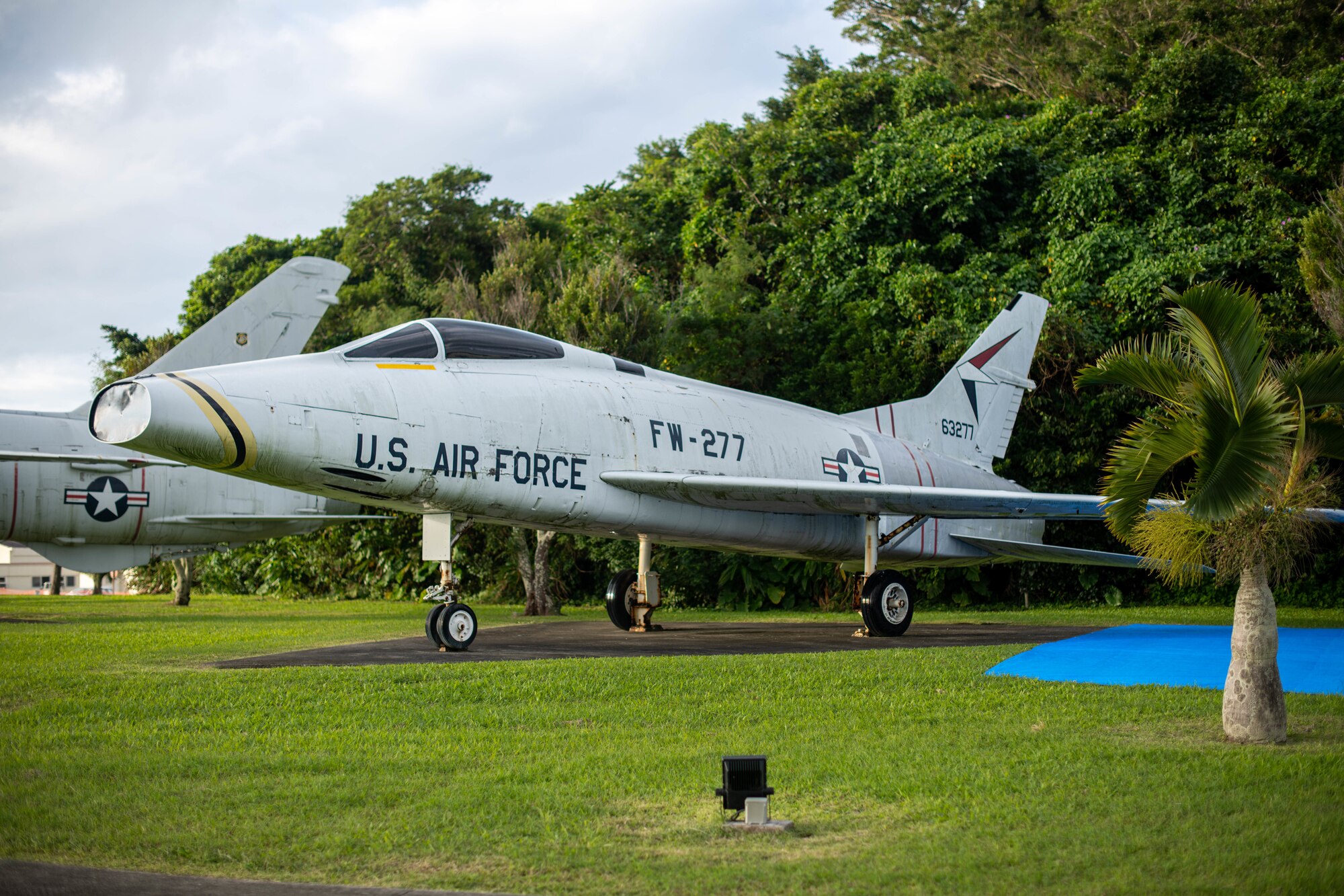 A jet is parked.