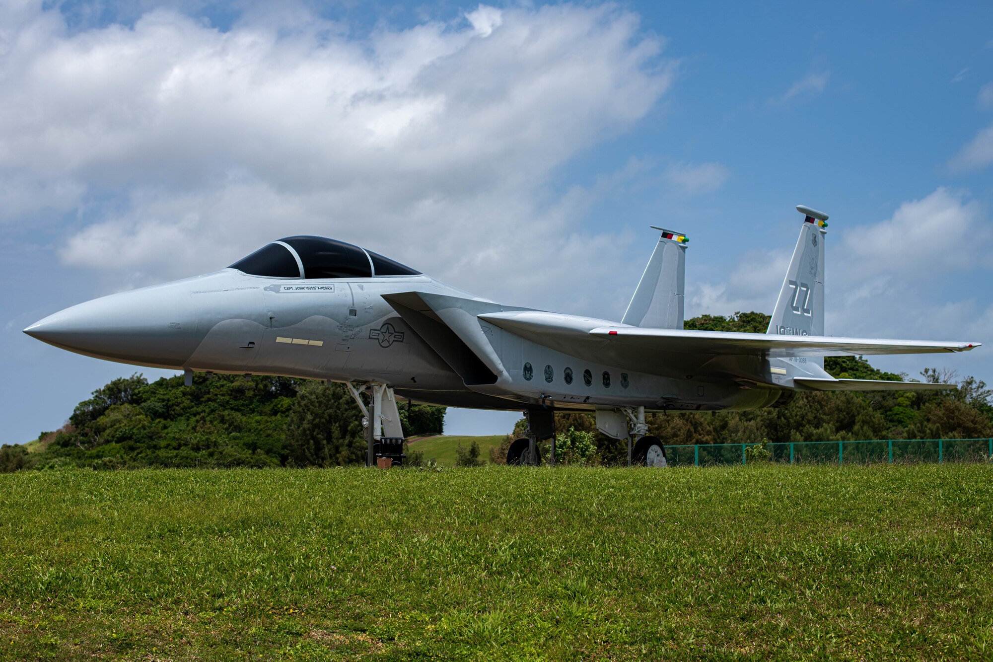 A jet is parked.