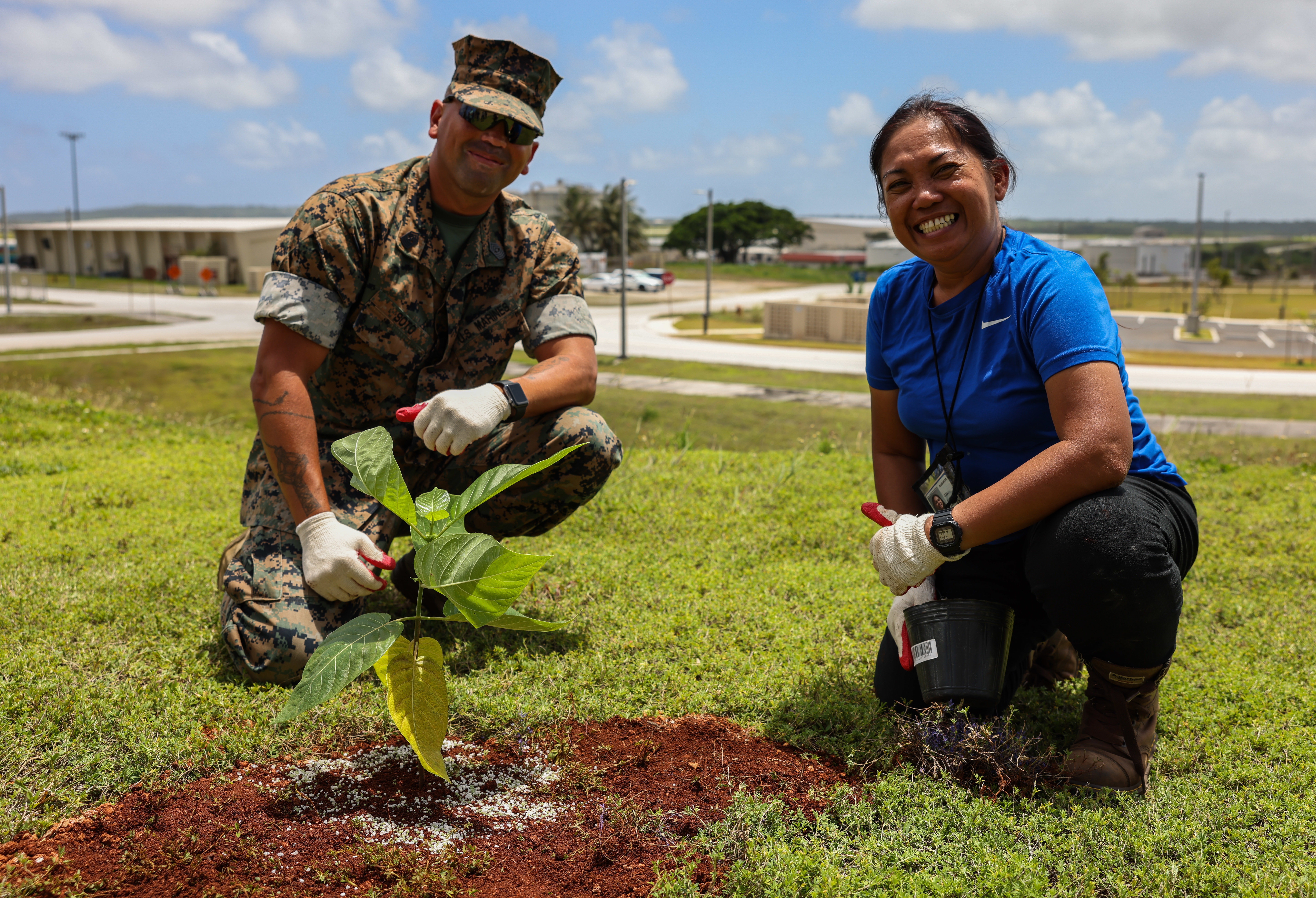 Photo of outplanting event