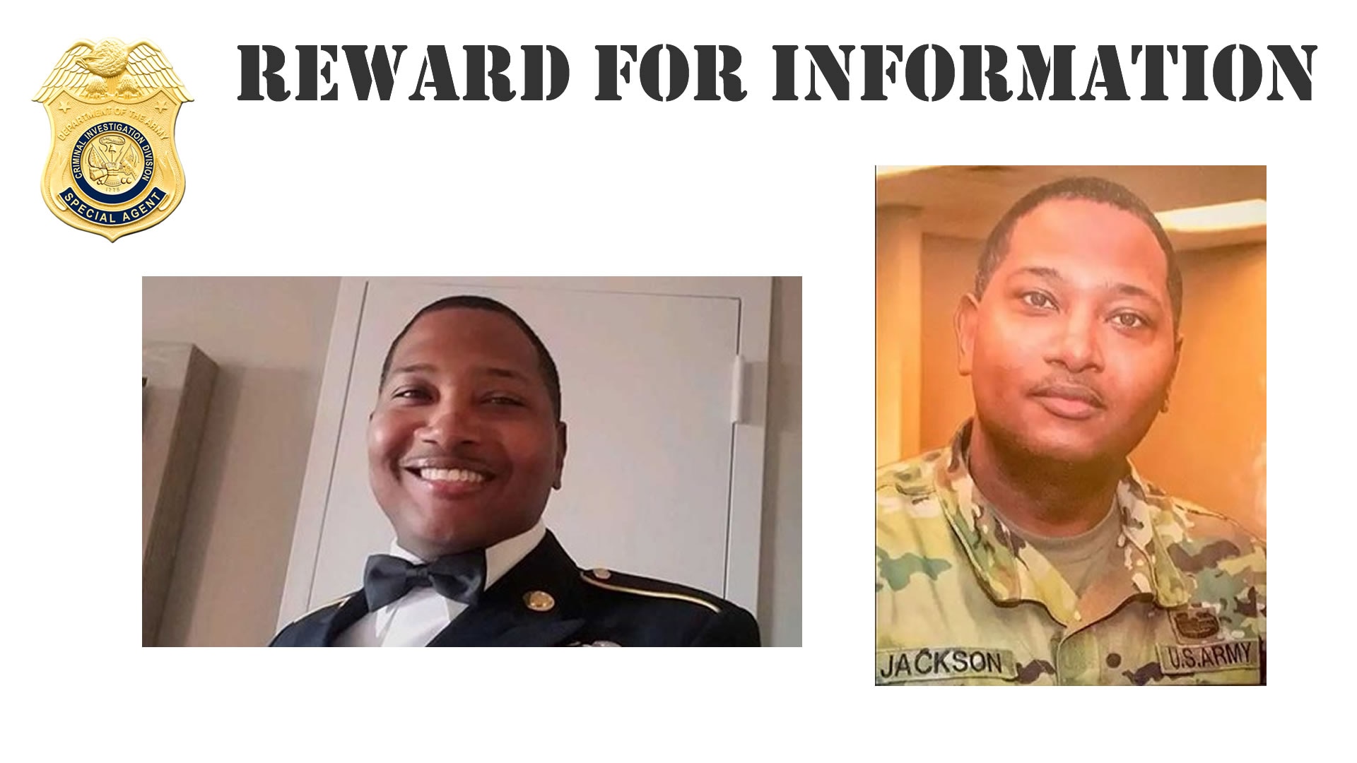 Reward for Information: Sgt. 1st Class Tristian Jackson