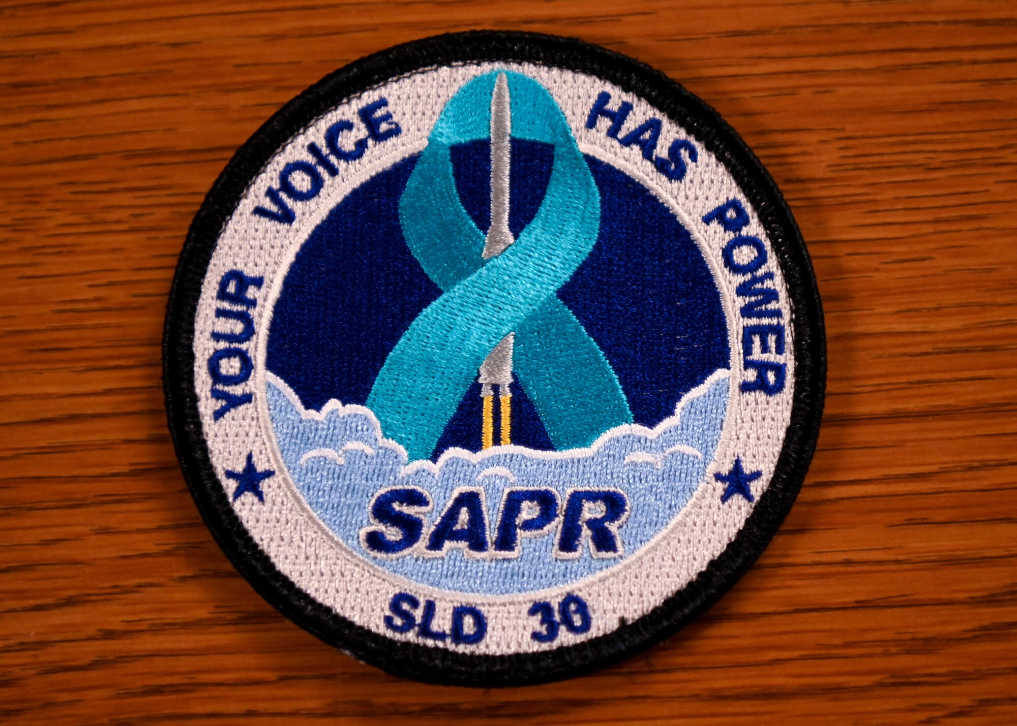 Members of Hawk's COVE shows up in full force at the Delta Dash to speak about Sexual Assault Awareness and Prevention Month at Vandenberg Space Force Base, Calif., April 7, 2023. SAAPM is recognized in April by both civilian and military communities. (U.S. Space Force photo by Senior Airman Tiarra Sibley)