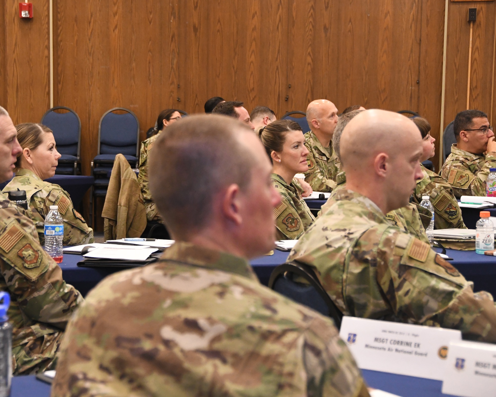 The Air National Guard’s Senior Noncommissioned Officer Enhancement Course was held at the 459th ARW. The course provides an opportunity for senior NCOs to better understand their roles and responsibilities as current and future leaders regarding ANG matters and Total Force associated issues and concerns. This is the first time Reservists attended the course.