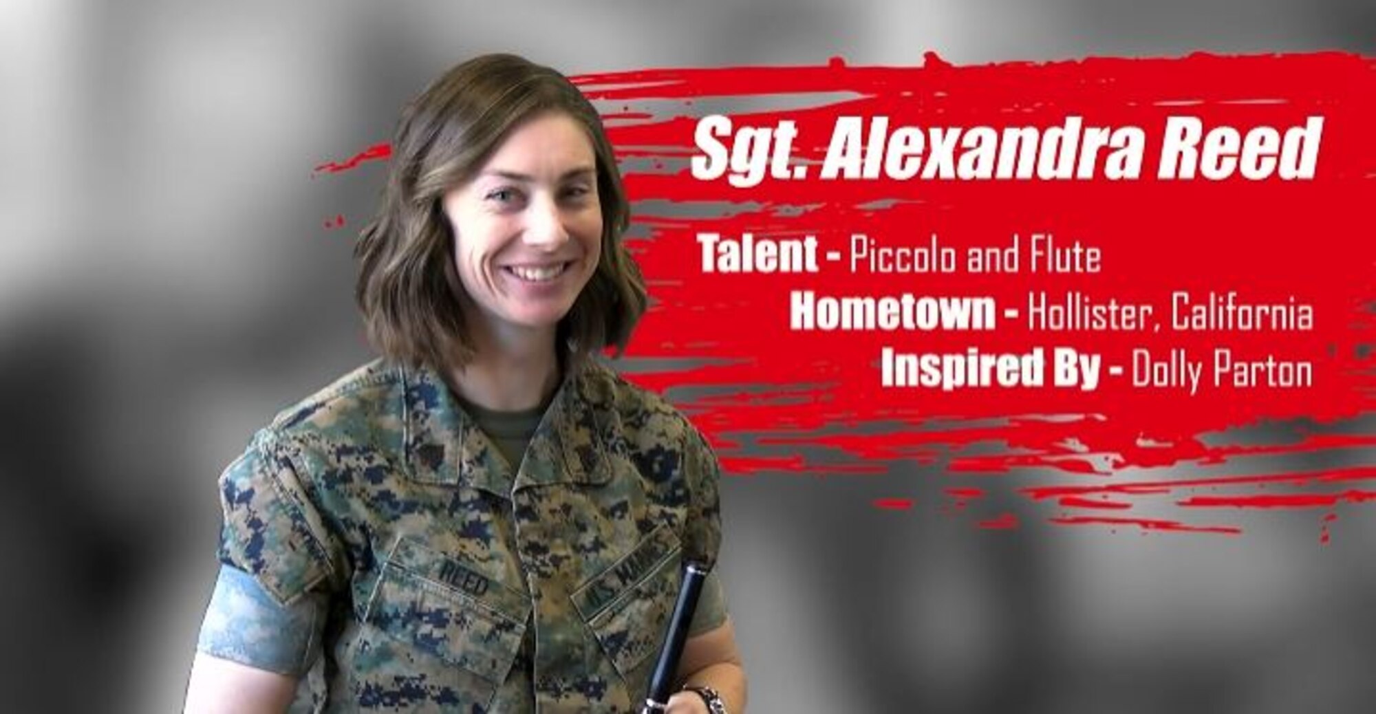 U.S. Marine Corps Sgt. Alexandra Reed, musician, Quantico Marine Corps Band, speaks about Women’s History Month, March 16, 2022.