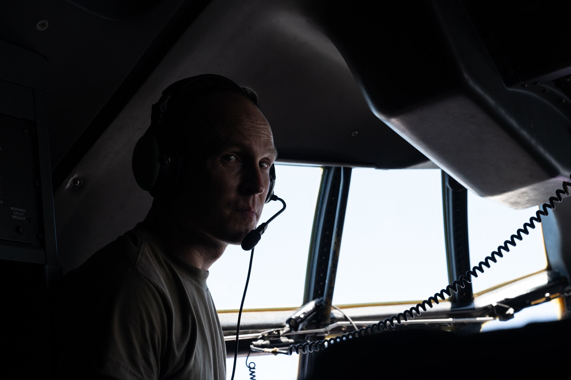 Airmen fly a mission over the Philippines during Balikatan 23.