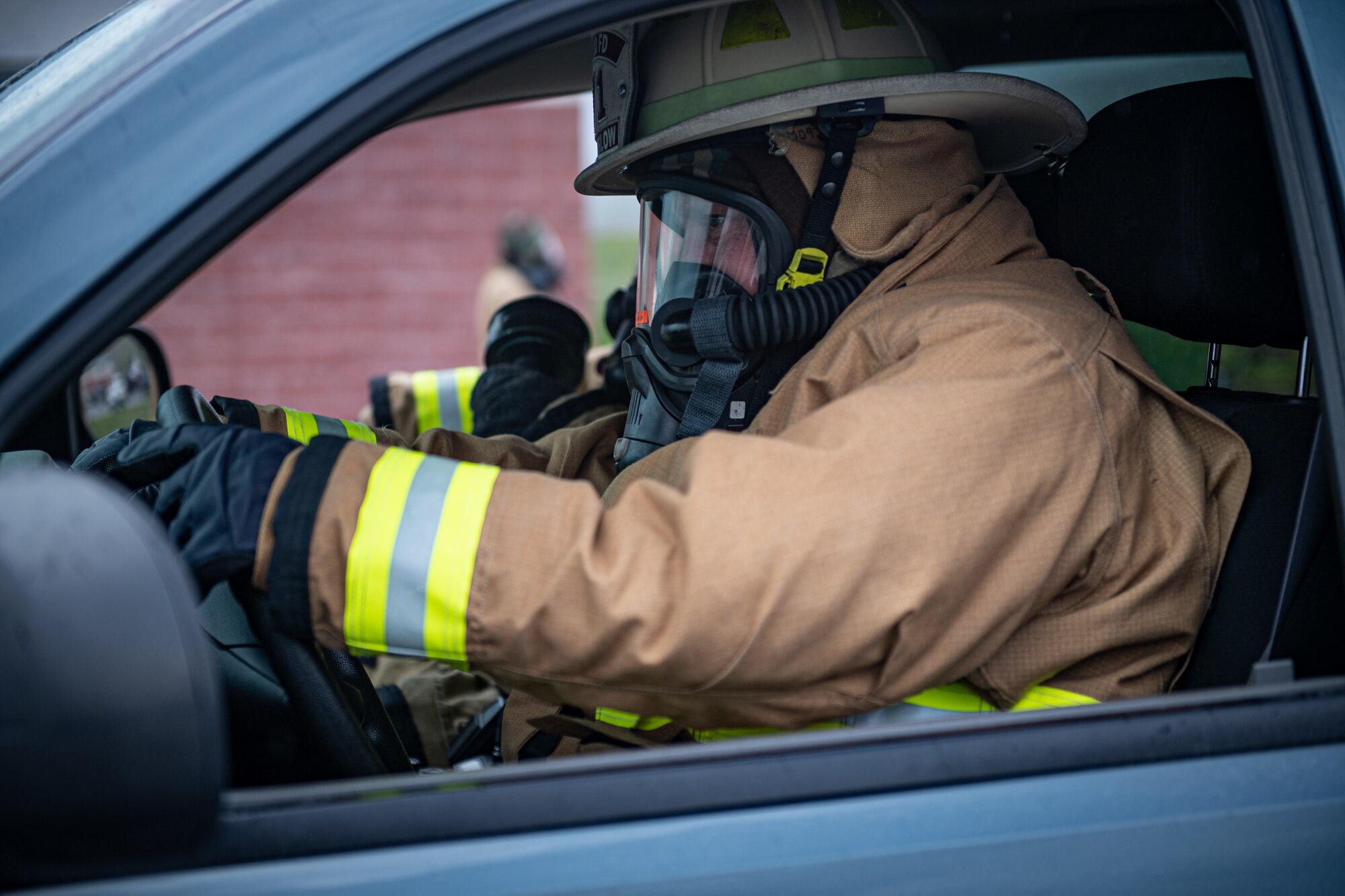 Airmen from the 193rd Special Operations Wing don their mission-oriented protective posture gear, during chemical, biological, radiological, and nuclear training at Fort Indiantown Gap, Pennsylvania, April 15, 2023.