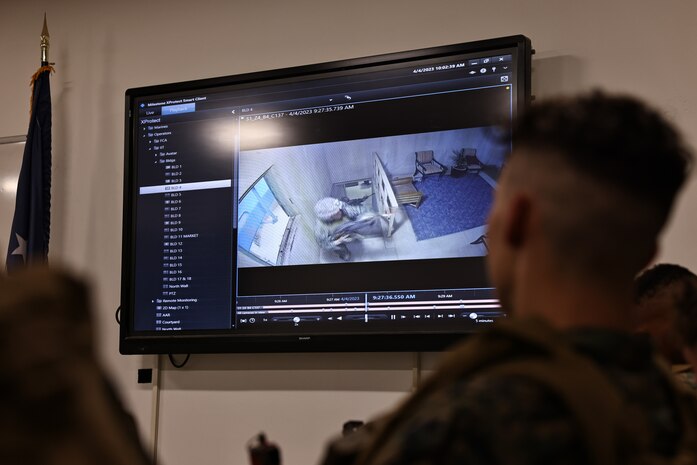U.S. Marines with India company, 3rd Battalion, 2nd Marines, conduct an after-action report following training at the Infantry Immersion Trainer site on Marine Corps Base Camp Lejeune, North Carolina, April 4, 2023. The IIT is designed to provide Marines with a realistic combat environment using sound, smell, atmospherics and role-players to increase combat efficiency.