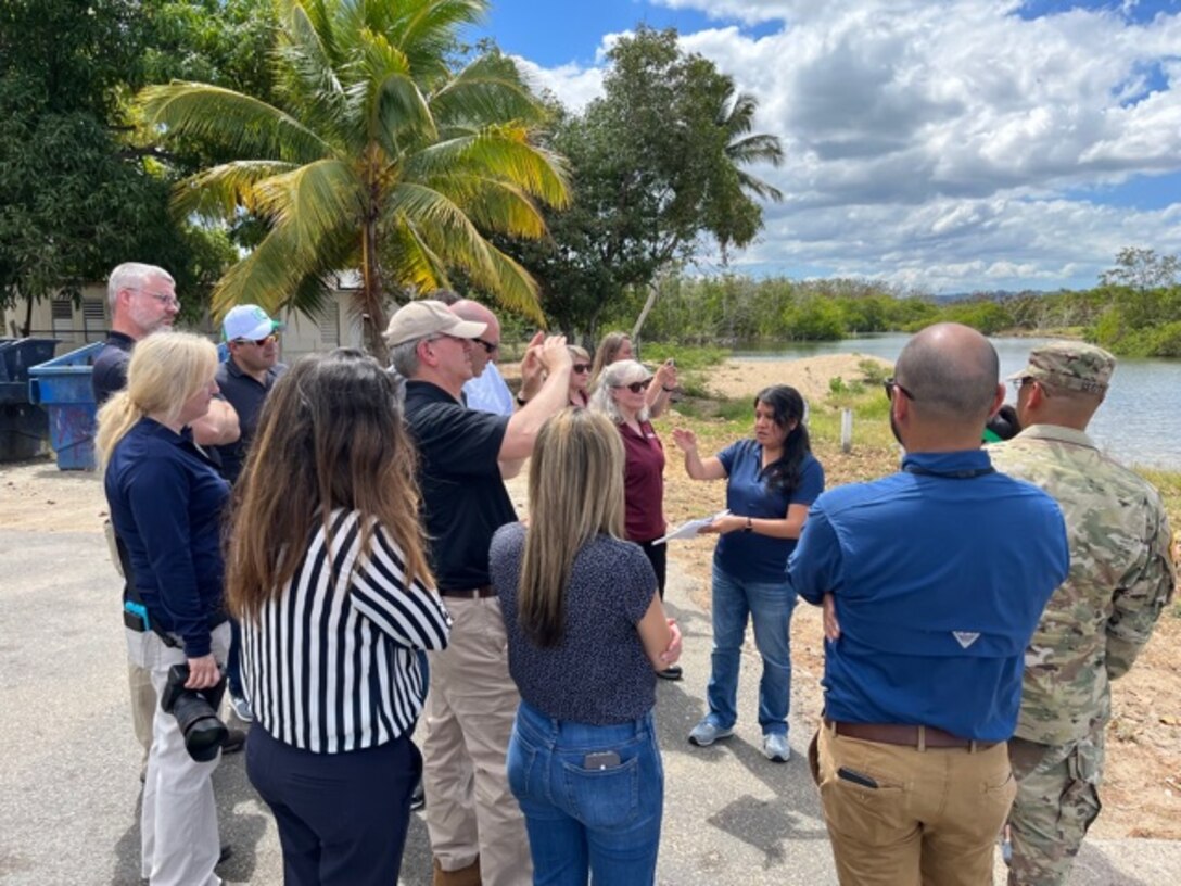 Members of the USACE, Jacksonville District, Puerto Rico Integrated Project Office received Dr. David W. Pittman, Director of the US Army Engineer Research and Development Center (ERDC) as well as representatives of its seven laboratories on March 30, 2023.