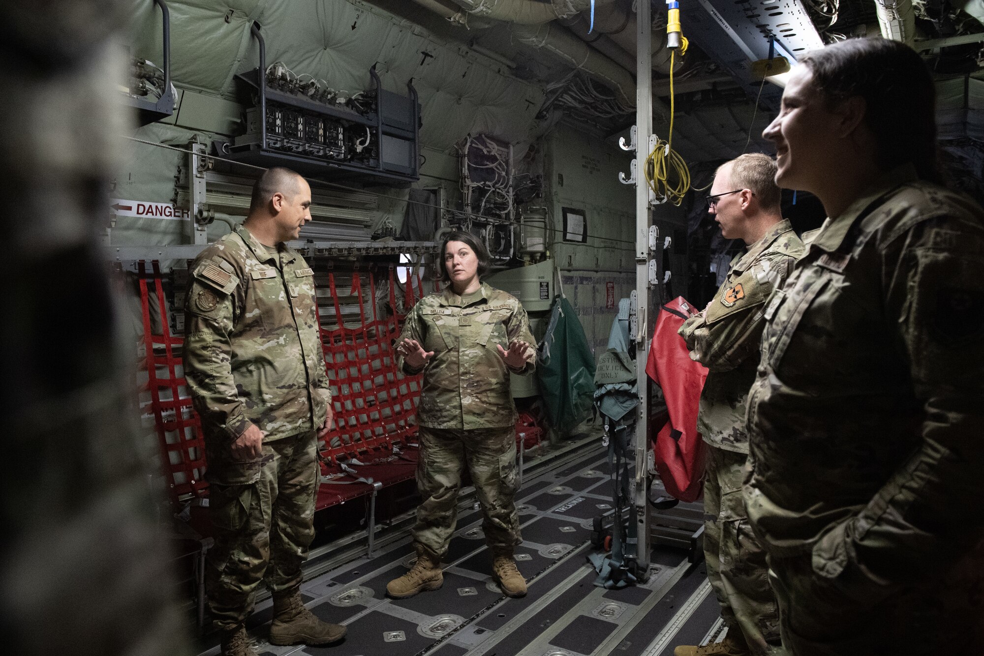 The 193rd Special Operations Wing enlisted council hosted an MC-130J Commando II familiarization tour April 15, 2023 in Middletown, Pennsylvania.