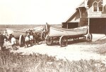 The Galveston Lifesaving Station probably looked like this unnamed station before the 1900 storm destroyed it. (U.S. Coast Guard Photo)