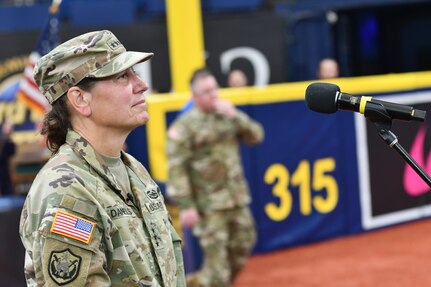 Army Reserve birthday at the ballpark