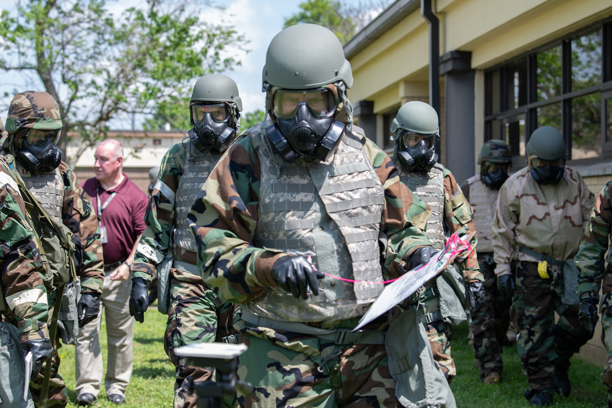 A group of 42nd Mission Support Group Airmen were challenged to acquire and then demonstrate combat readiness skills during the Readiness Reset exercise April 3-6, 2023. Event organizers planned four days of exercises to introduce 16 Airmen to agile combat employment and multi-capable Airman concepts. Some of the exercises included mission command, creation of mission type operation orders, improvised explosive device and unexploded ordnance awareness, small unit tactics and Tactical Combat Casualty Care