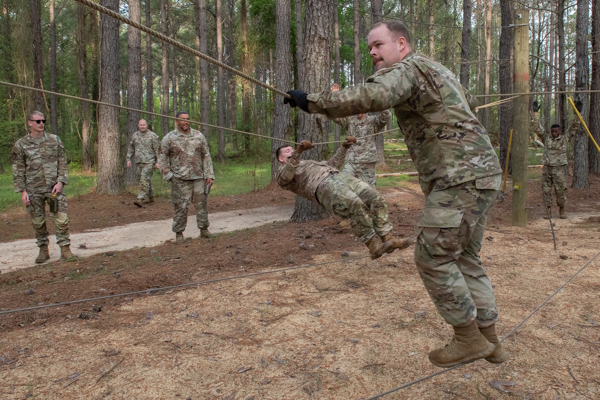 A group of 42nd Mission Support Group Airmen were challenged to acquire and then demonstrate combat readiness skills during the Readiness Reset exercise April 3-6, 2023. Some of the exercises included mission command, creation of mission type operation orders, improvised explosive device and unexploded ordnance awareness, small unit tactics and Tactical Combat Casualty Care. The Readiness Reset exercise culminated with the Airmen executing the acquired concepts during the Crusader Challenge on the final day of the exercise.