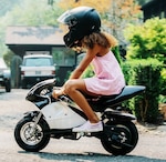 Mini motorcycles: Illegal to drive in base housing, on public roadways