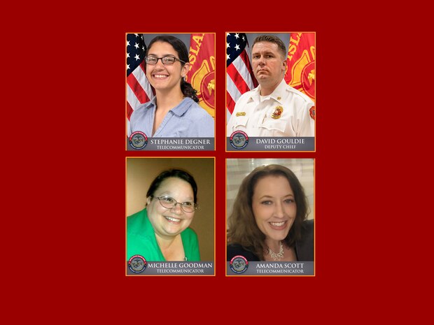 These individuals excelled in all areas of work performance and are being recognized for consistently going the extra mile in serving their installations, the emergency responders, other agencies and co-workers.
- 2022 MCICOM Public Safety Telecommunicators of the Year: Stephine Degner, Training and Education Command (TECOM), Marine Corps Recruit Depot (MCRD) Parris Island, and Michelle Goodman, Marine Corps Installations West, Marine Corps Air Station Yuma.
- 2022 MCICOM Public Safety Shift Supervisor of the Year: Amanda Scott, Marine Corps Installations East (MCIEAST), Marine Corps Base (MCB) Camp Lejeune.
- 2022 MCICOM Public Safety Communications Center Supervisor of the Year: Deputy Chief David Gouldie, TECOM, MCRD Parris Island.
- 2022 MCICOM Public Safety Communications Center of the Year: MCIEAST, MCB Camp Lejeune.