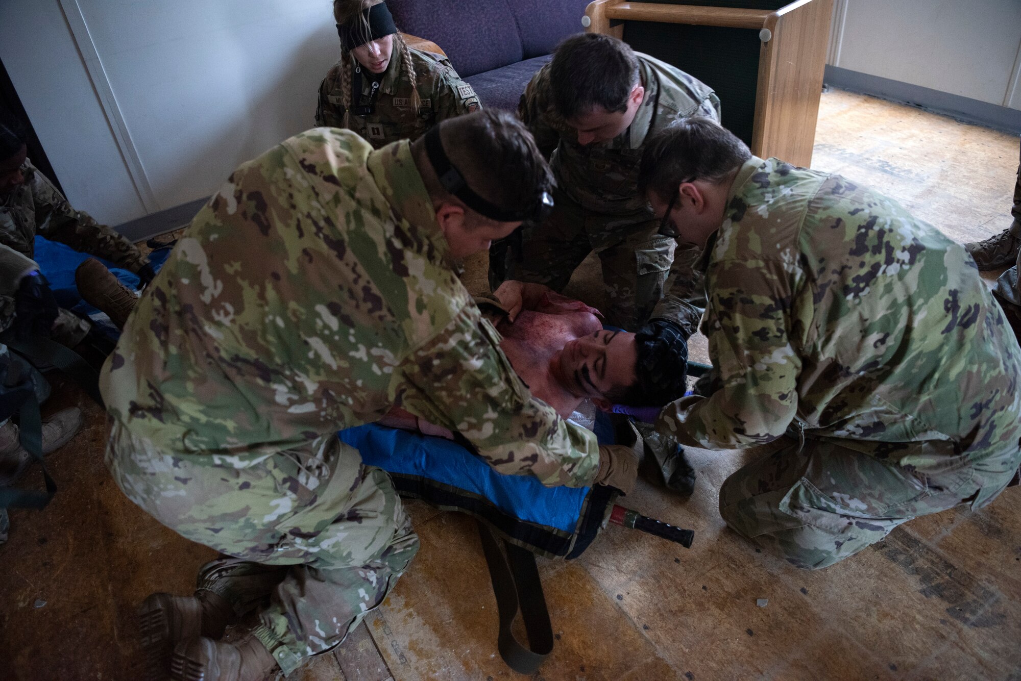 673d Medical Group Airmen hone emergency response skills during the Arctic Warrior Challenge