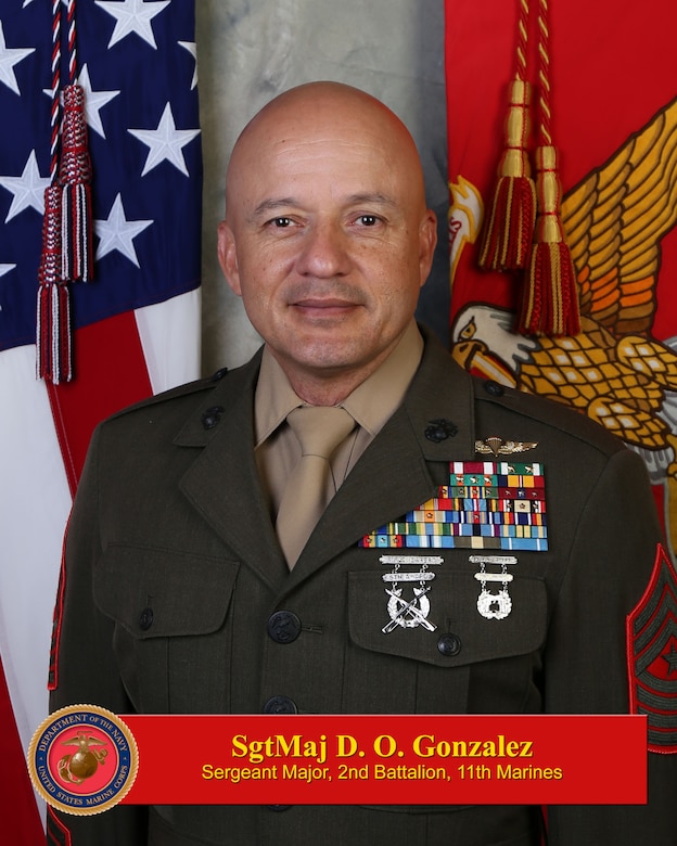 SgtMaj D. O. Gonzalez > 1st Marine Division > Biography