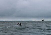 USS San Juan (SSN 751) conducts a brief stop for supplies and personnel off the coast of Iceland, supported by Icelandic Coast Guard ICVG Þór, April 26, 2023.