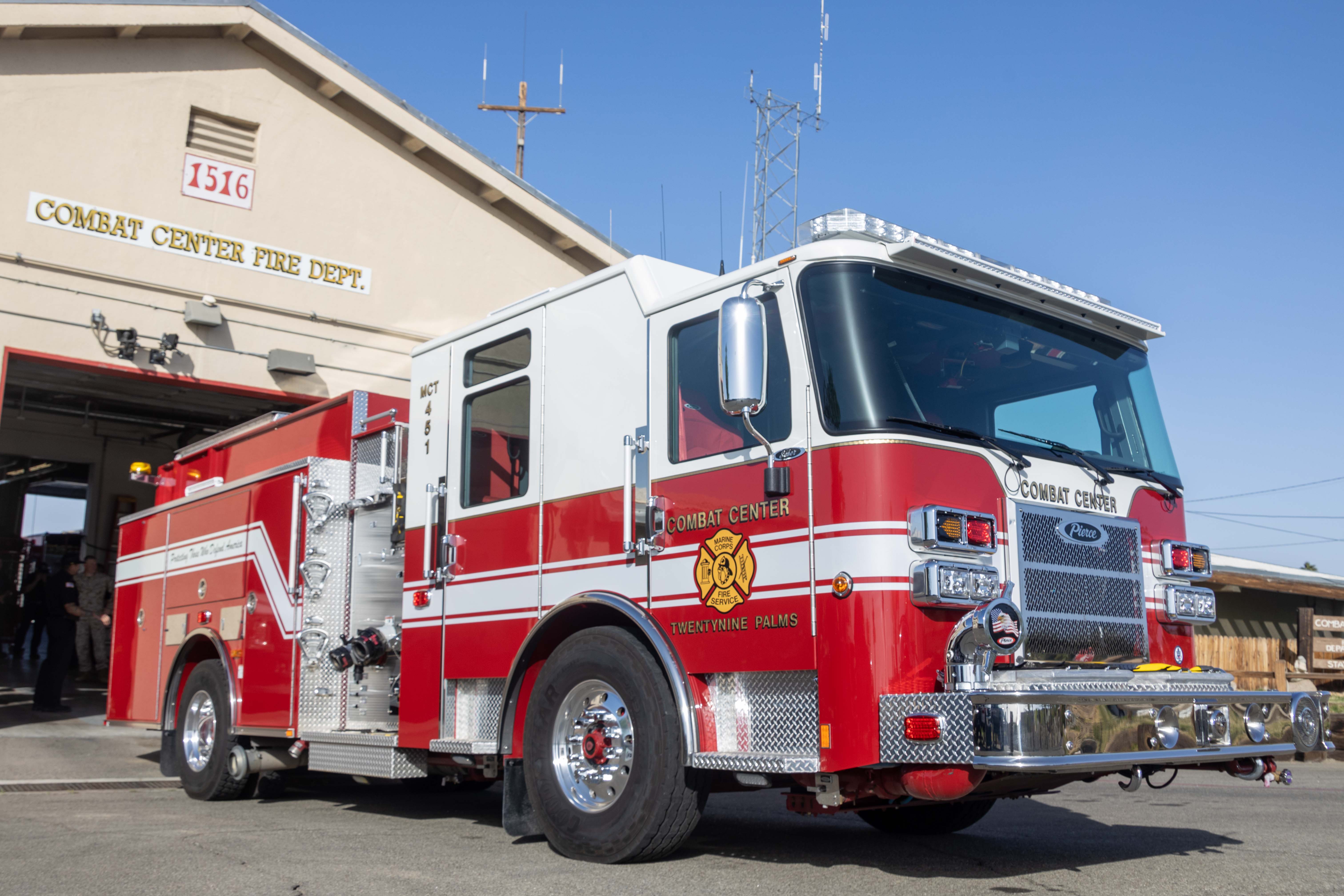 The Combat Center gains a new fire engine