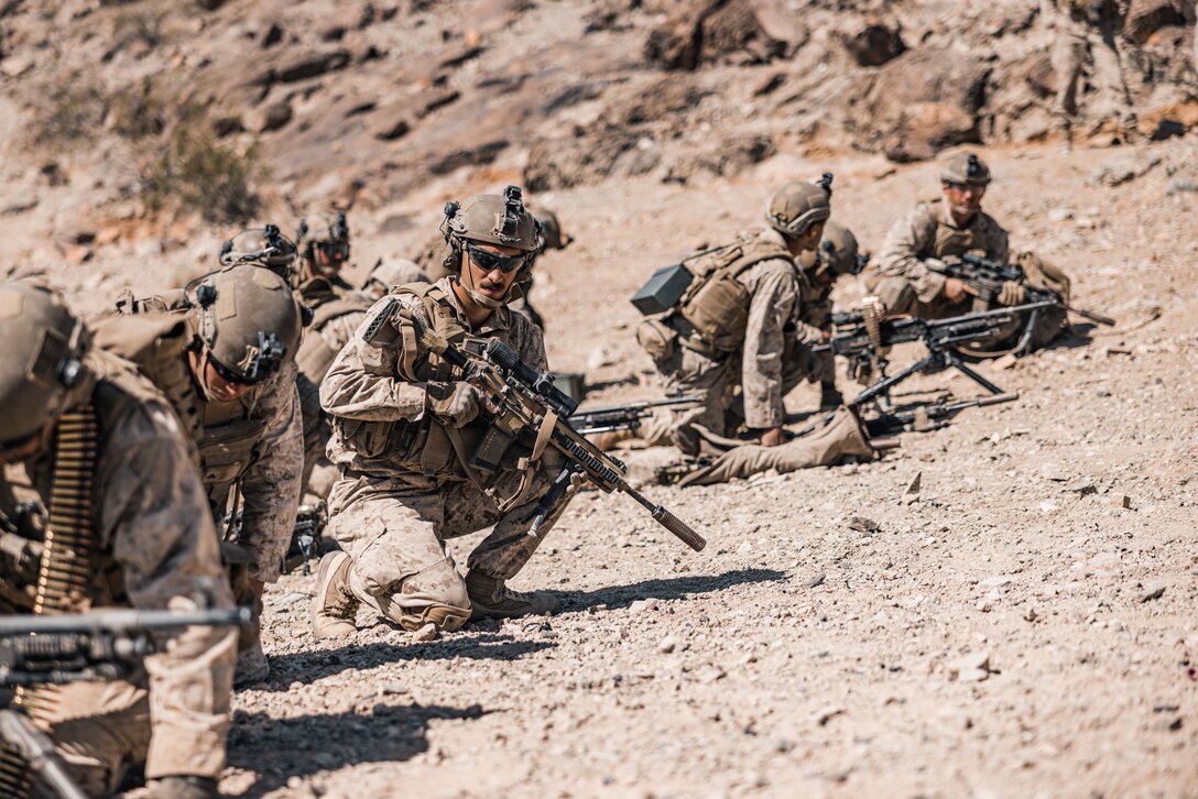US Marines participate in training exercises