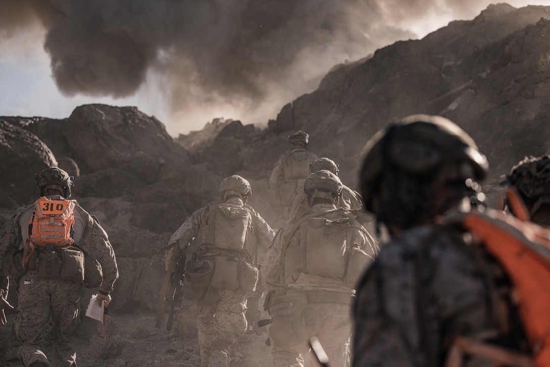 US Marines participate in training exercises