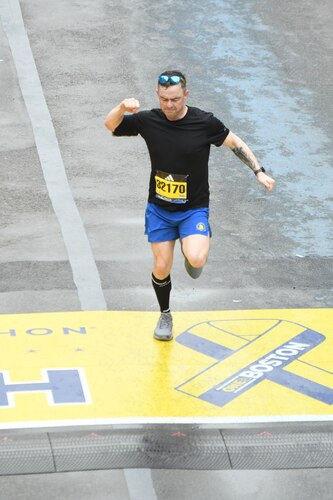 Image of Boston Marathon runner