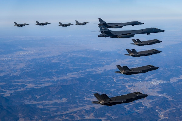 U.S. and ROK Combined Flight Training