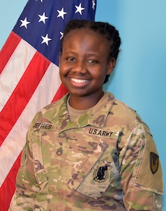 Staff Sgt. Vontrella Jeffries has served as the unit prevention leader, or UPL, for the U.S. Army Medical Materiel Agency for about a year. In January 2023, her work was rewarded as she was named the monthly UPL Awards Program winner. The awards program under the Army Substance Abuse Program was established in November 2022 for Fort Detrick and Forest Glen Annex UPLs. The program encourages UPLs to pay closer attention to detail during urinalysis tests for their units.