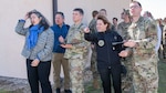 Ms. Rebecca Hersman; the Director of Defense Threat Reduction Agency (DTRA) and Ms. Erin M. Logan; Deputy Assistant Secretary of Defense for Special Operations Policy & Programs attends technology demonstration at Fort Story; Virginia