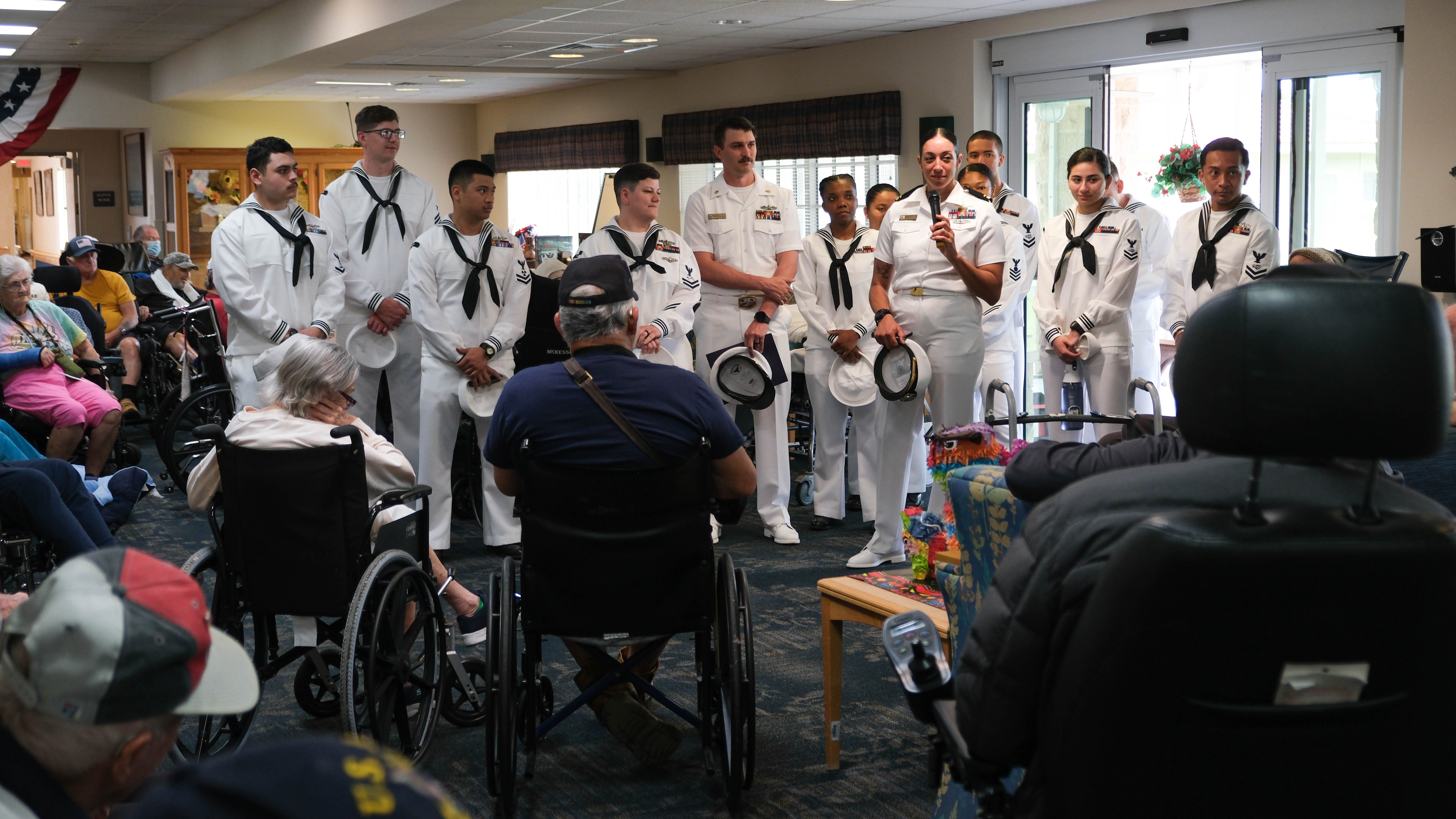 Fleet Week Nursing Home Visit