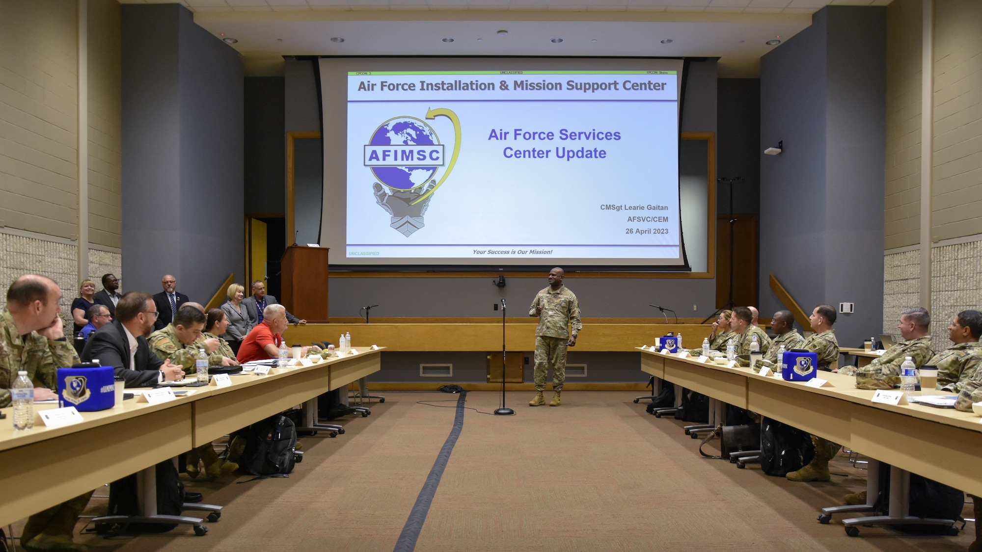 Joint base commanders collaborating